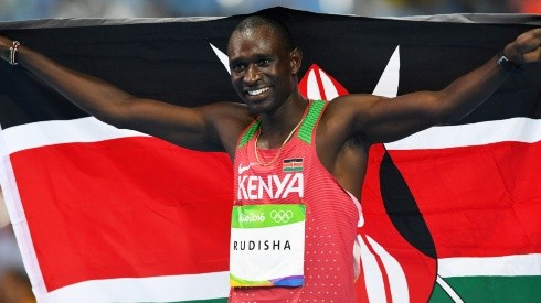 David Rudisha of Kenya (Getty).
