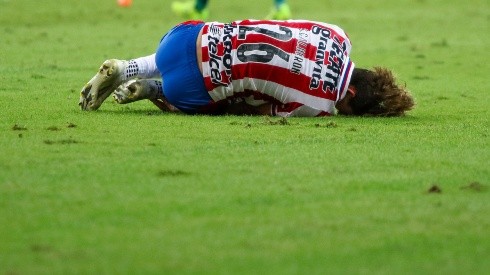 Calderón fue hospitalizado tras fuerte choque en entrenamiento