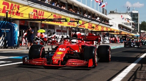 Ferrari de Charles Leclerc teve motor danificado na Hungria, segundo a equipe (Foto: Getty Images)