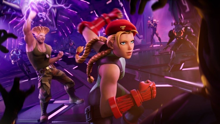 Guile y Cammy de Street Fighter llegarán a Fortnite