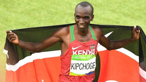 Eliud Kipchoge will try to defend his Olympic gold medal at Tokyo 2020. (Getty)