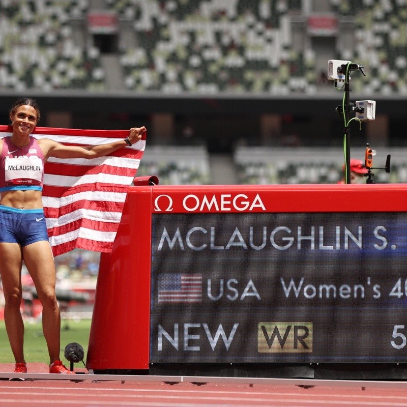 Sydney McLaughlin batió su récord mundial en 400 con vallas y se llevó la dorada en Tokio 2020