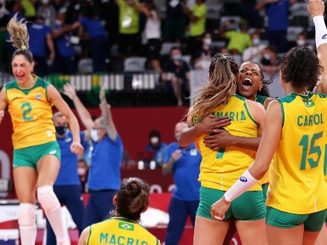 Brasil vence o Comitê Olímpico Russo no vôlei feminino e avança para as semifinais