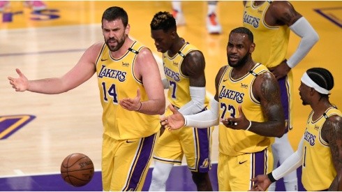 Los Angeles Lakers. (Getty)