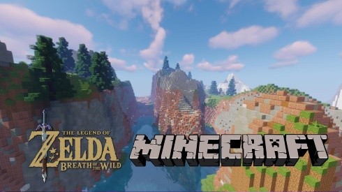 Fanático recrea el mapa de Zelda: Breath of the Wild en Minecraft