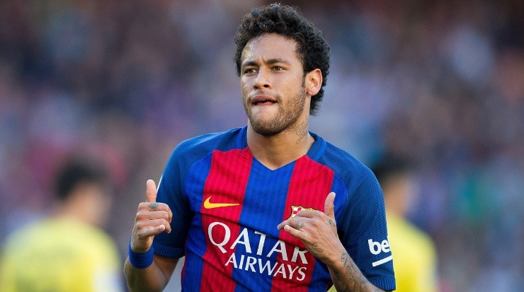 Neymar during his time at Barcelona. (Getty)