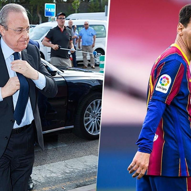 El revuelo de la ida de Lionel Messi que aprovecharía Florentino Pérez en su Real Madrid