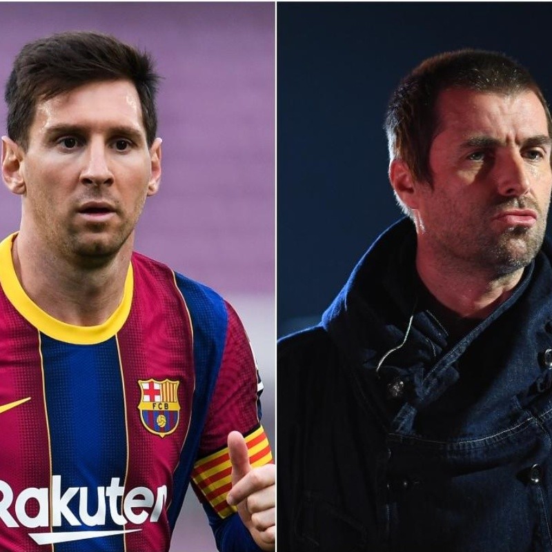 El tuit de Liam Gallagher a Lionel Messi con un guiño al Manchester City