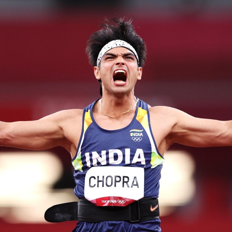 Neeraj Chopra se colgó la dorada en lanzamiento de jabalina