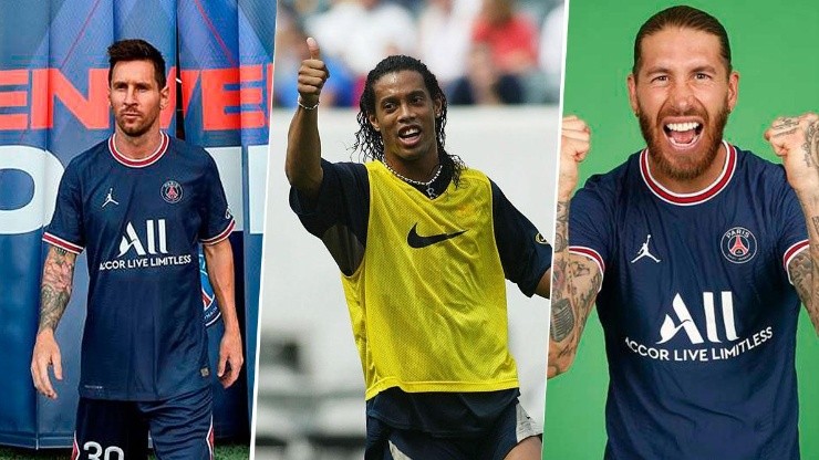 Messi, Ronaldinho y Ramos, con PSG.