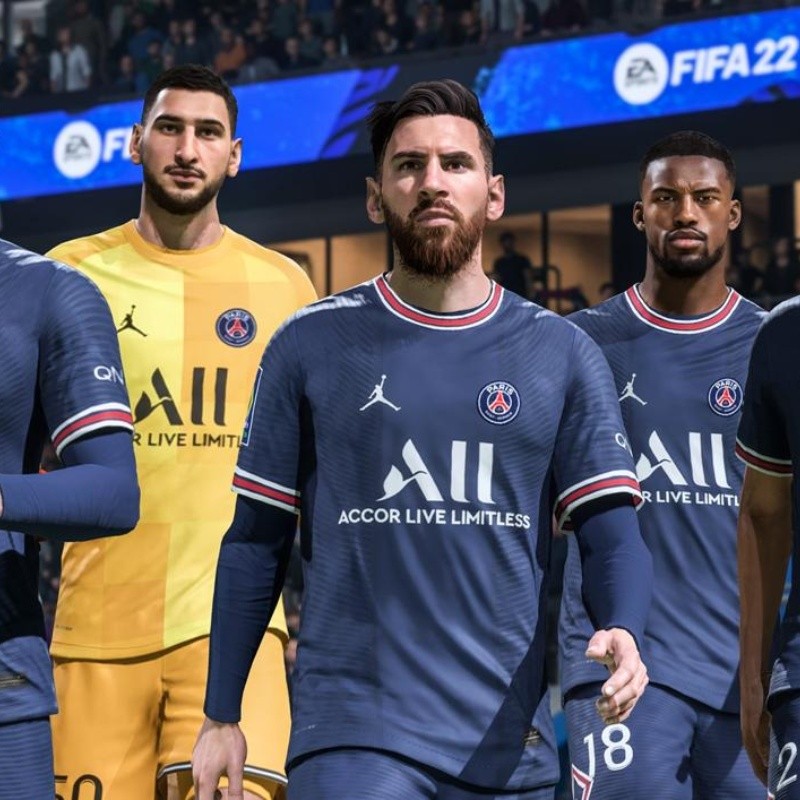 Primer vistazo a Messi con la camiseta del PSG en el FIFA 22