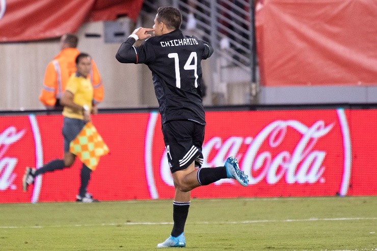 Chicharito hizo ante Estados Unidos su gol 52 con México (foto: Imago7)