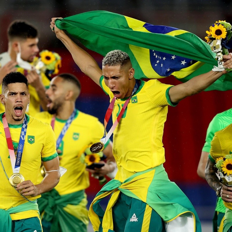 Un jugador brasileño se tatuó la medalla de oro de Tokio 2020