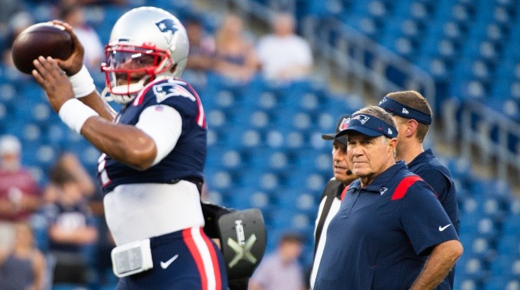 Cam Newton, quarterback de los Patriots (Foto: Getty Images)