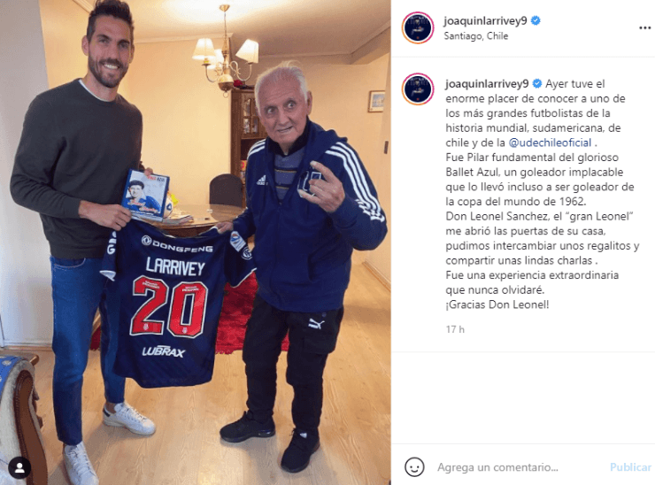 Joaquín Larrivey y Leonel Sánchez 