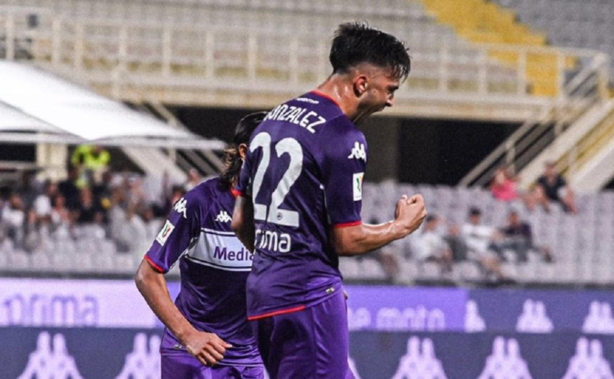 LLega fino a Argentina! Nicolás González anotó en Fiorentina