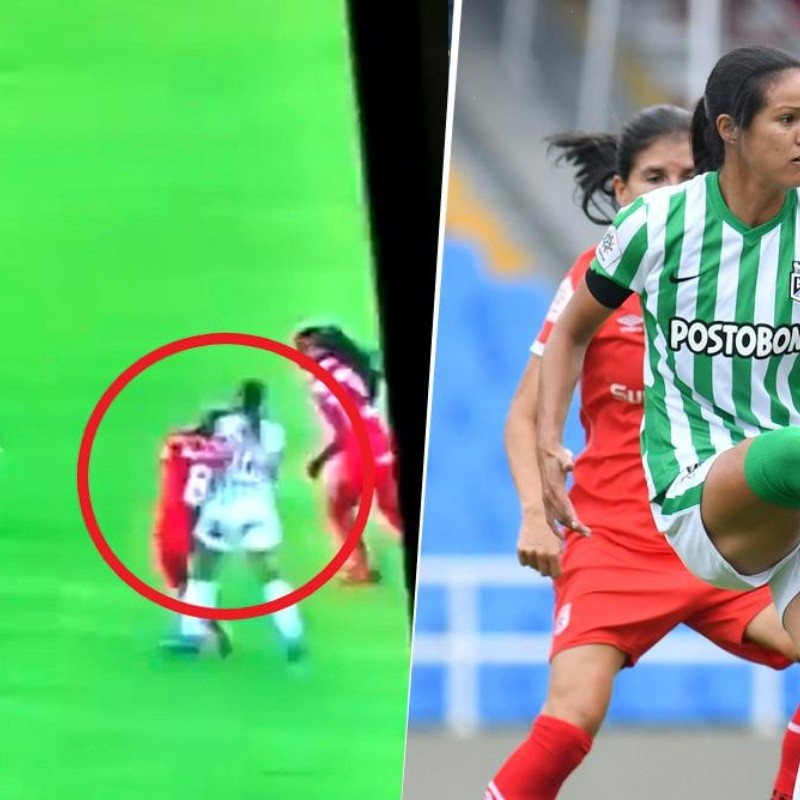 Salvaje agresión en el fútbol femenino: Carolina Pineda acabó en el hospital