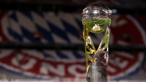 The DFL Supercup trophy (Getty).
