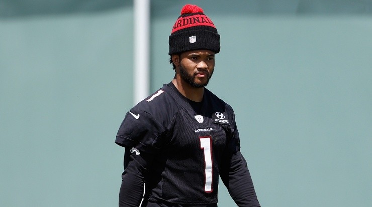 Arizona Cardinals QB Kyler Murray during an off-season workout on June 2021. (Getty)