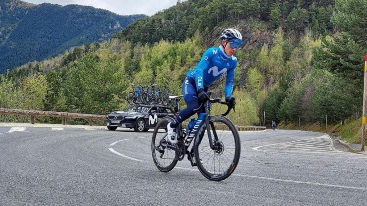 Movistar da reporte médico tras la terrible caída de 'Superman' en La Vuelta