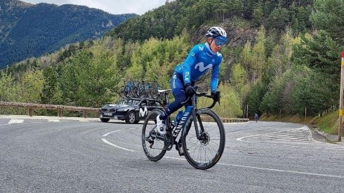 Movistar da reporte médico tras la terrible caída de 'Superman' en La Vuelta