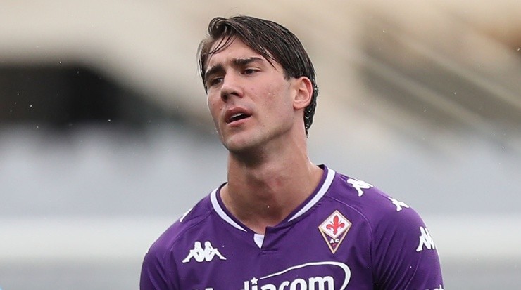 Atletico Madrid seem to be frontrunners in the race for Dusan Vlahovic. (Getty)