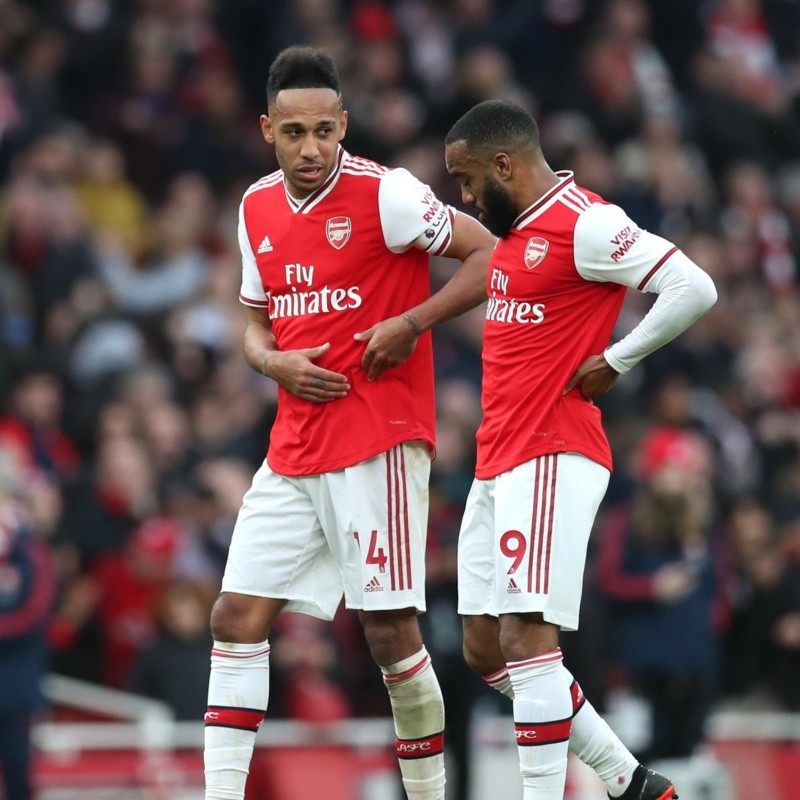 Arsenal confirmó por qué no jugaron Lacazette y Aubameyang en la derrota ante Brentford