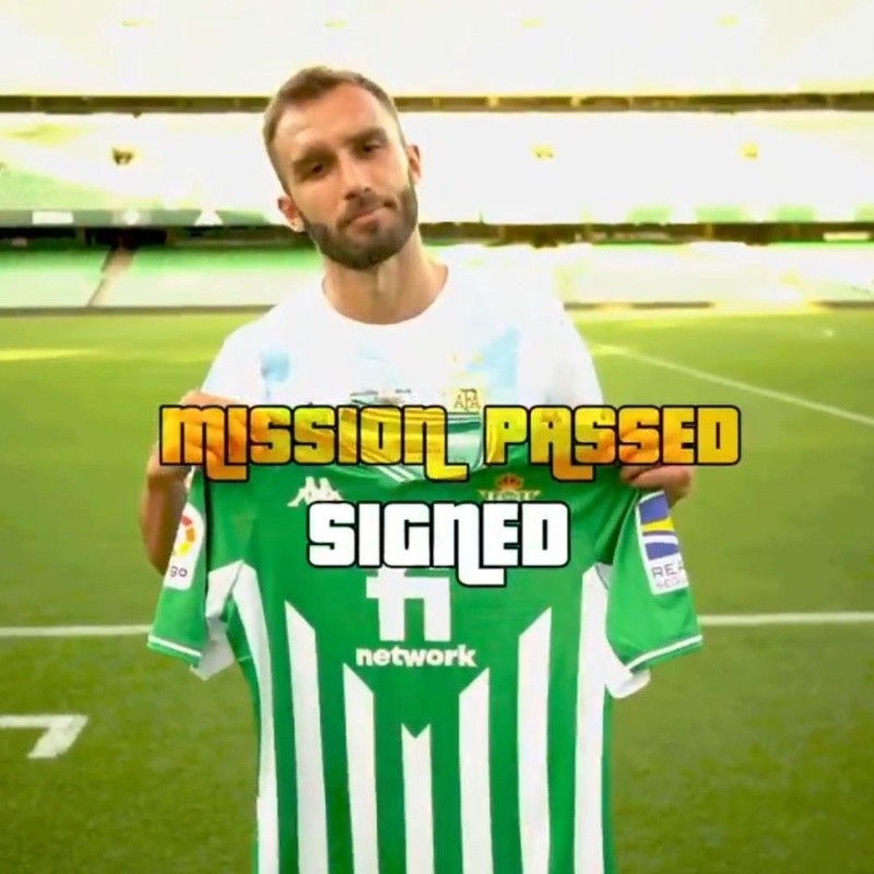 Real Betis presentó a Germán Pezzella con un increíble video que simula al juego GTA