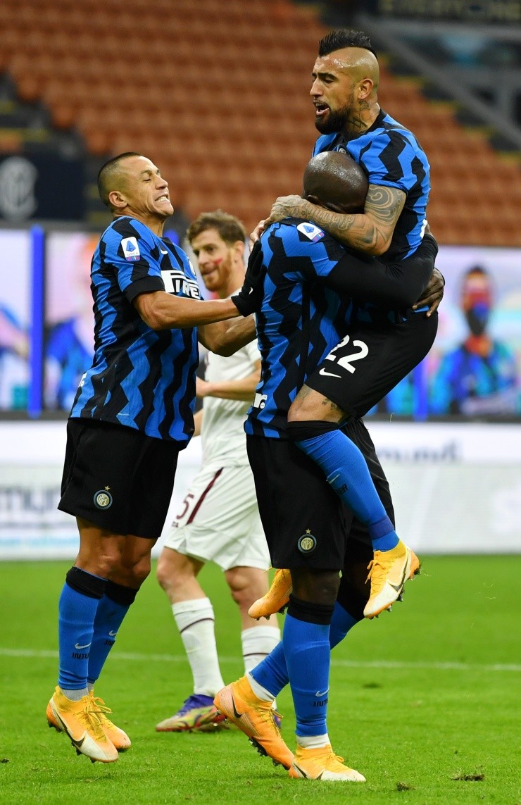 Arturo Vidal Alexis Sánchez Inter de Milán