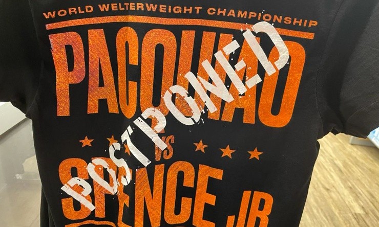 Parte posterior de la camiseta de Paquiao vs Ugás.