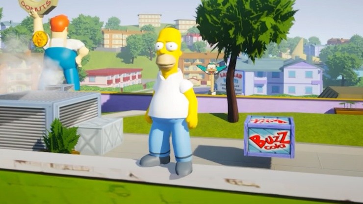 The Simpsons: Hit & Run es remasterizado por un fan y se ve alucinante