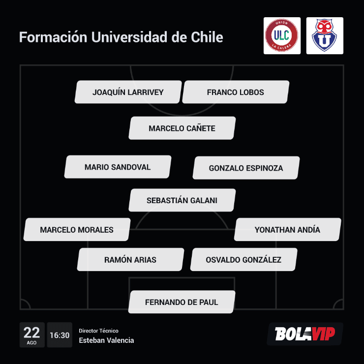Formación Universidad de Chile