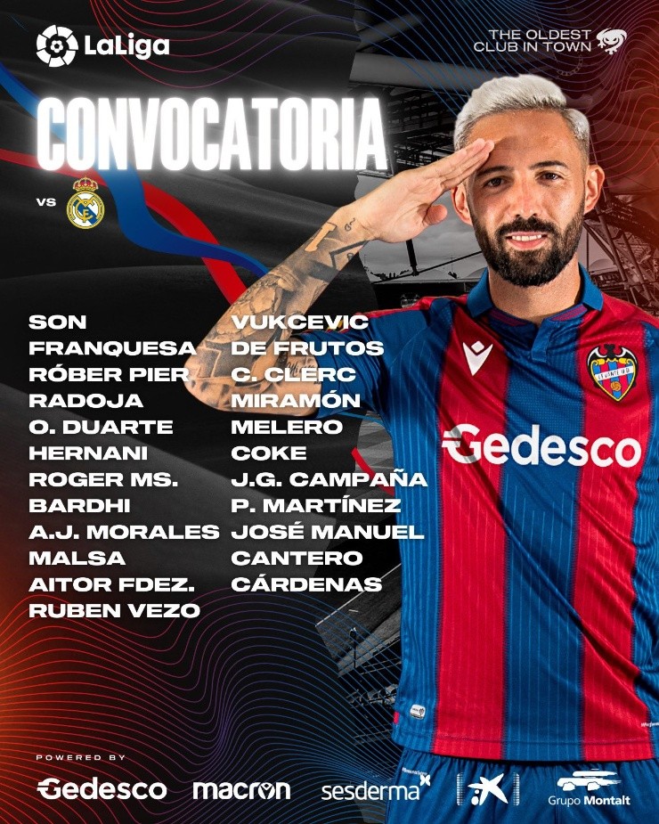 Foto: Twitter oficial de Levante.