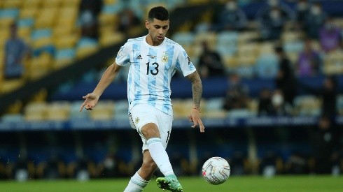 Cristian Romero en la Selección Argentina.