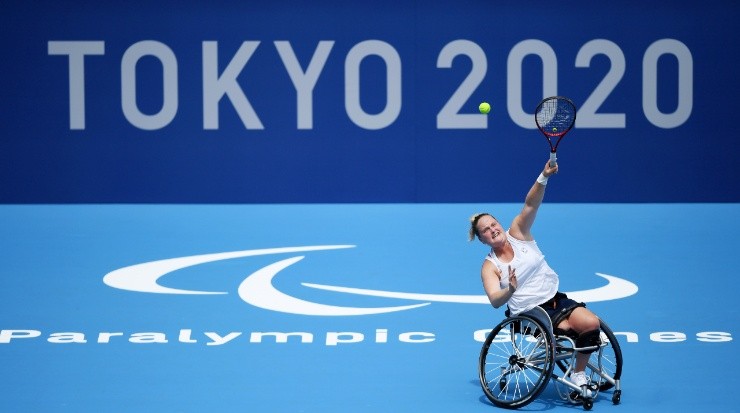 Wheelchair tennis is one of the sports to watch in the Paralympic Games (Getty).