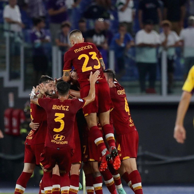 Roma se quedó con los tres puntos ante Fiorentina