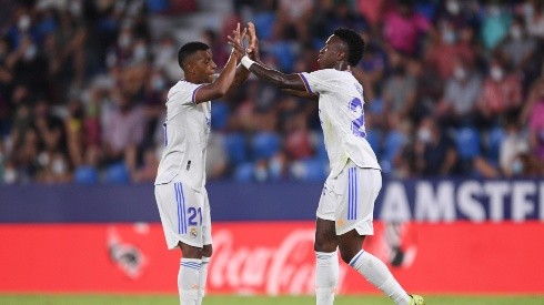 Vinicius marcó dos de los tantos de Real Madrid.