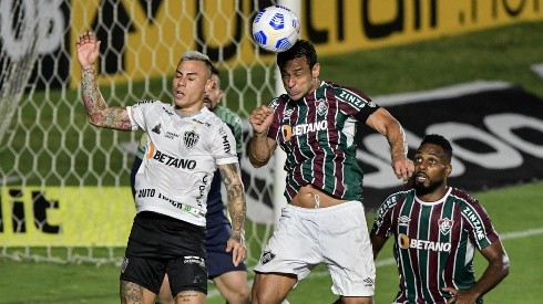 Fluminense e Atlético-MG ficaram no 1 a 1 em São Januário (Foto: Thiago Ribeiro/AGIF)