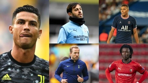 Cristiano Ronaldo, Kylian Mbappé, Harry Kane y algunos cracks que todavía pueden traspasados en este mercado.