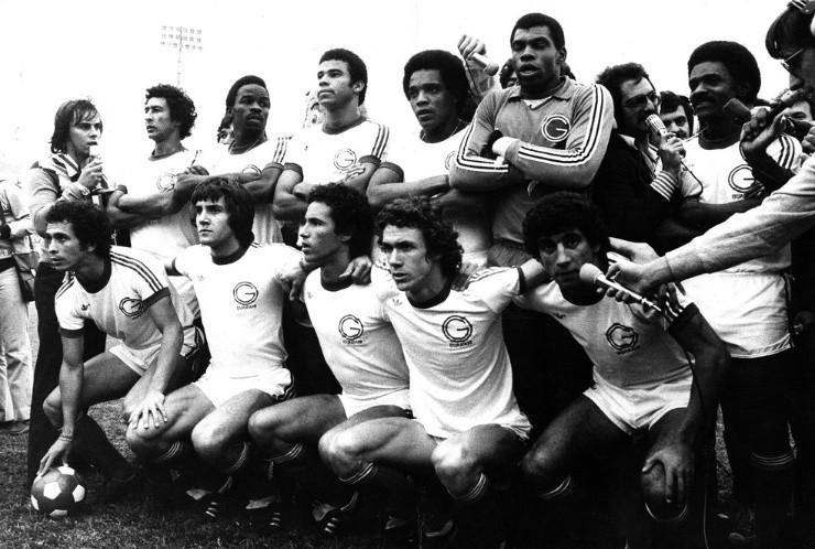Time do Guarani campeão em 1978 venceu 11 seguidas até a conquista do título brasileiro — Foto: ANTONIO LÚCIO / ESTADÃO CONTEÚDO