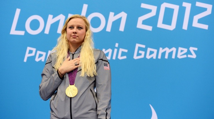 Jessica Long in the London 2012 Paralympics (Getty)