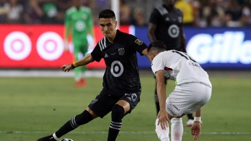 Eduard Atuesta of MLS team controls the ball (Getty).