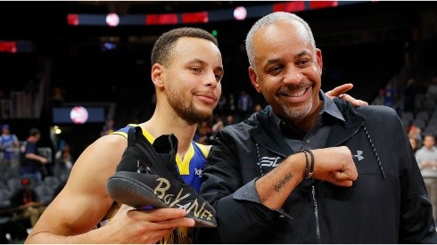 Steph and Dell Curry. (Getty)
