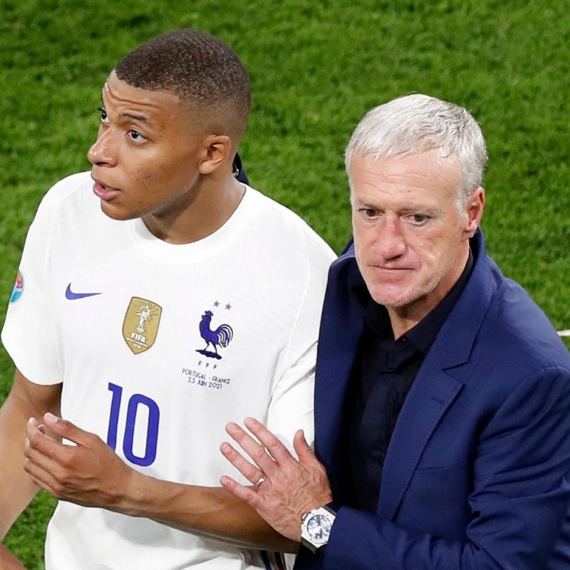 Deschamps: "La situación de Mbappé no es la ideal"