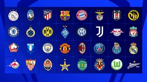 Equipos fase de grupos de la Champions League