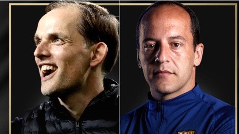 Thomas Tuchel y Lluís Cortés, los mejores entrenadores UEFA de este año.