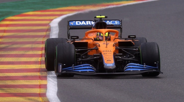 Lando Norris of McLaren during the Qualifying session (Getty).
