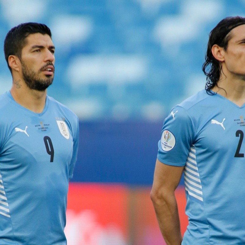 Uruguay pierde a Suárez y Cavani para las Eliminatorias y ya convocó a sus reemplazos