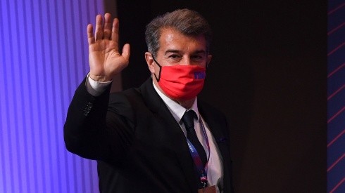 Barcelona president Joan Laporta. (Getty)