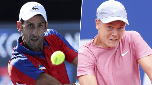 Novak Djokovic vs. Holger Rune por el US Open 2021 (Foto: Getty Images).